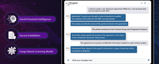 KLoBot Inc Introduces KLapper – Virtual Counsel Powered by Generative AI